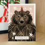 Birthday Bear Hug Card, thumbnail 1 of 3