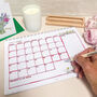 Personalised Birth Flower Calendar, thumbnail 1 of 3