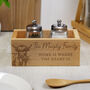 Highland Cow Wooden Storage Crate New Home Gift, thumbnail 1 of 3