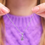Sterling Silver Bumblebee Bee Necklace, thumbnail 2 of 3