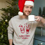 'Christmas Spirits' Funny Christmas Jumper Sweatshirt, thumbnail 4 of 10