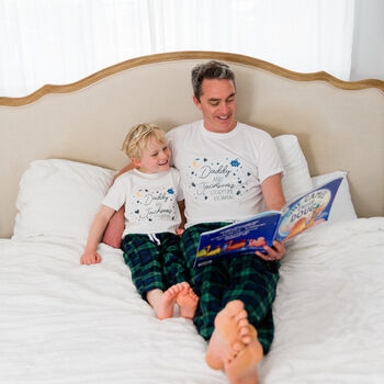 Personalised Daddy, Mummy, Child Bedtime Story Pyjamas, 2 of 8
