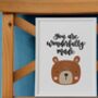 You Are Wonderfully Made Bear Nursery Print, thumbnail 1 of 8