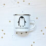 Hot Chocolate Penguin Enamel Mug, thumbnail 3 of 3
