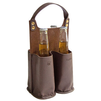 Personalised Beer Bottle Caddy Gift For Him, 5 of 7