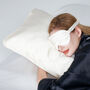 Silk Sleep Giftset Ivory Luxury Pillowcase Eye Mask And Scrunchie, thumbnail 1 of 12