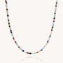 Multi Gem Bead Gemstone Necklace, thumbnail 3 of 8