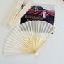Personalised White Portable Silk Fan Gift For Women, thumbnail 5 of 12