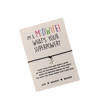 Midwife Wish Bracelet | Gift For Midwife, 7 of 7