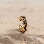 Gold Vermeil Plated Ear Cuff With Black Cubic Zirconia, thumbnail 3 of 8