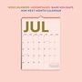 2025–2026 Mid Year Calendar | Simply Bright | July Start | A4, thumbnail 3 of 5