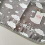 Personalised Brown Cloud Star Baby Blanket, thumbnail 1 of 7