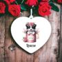 Personalised Border Collie Love Decoration, thumbnail 1 of 2