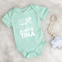 When I Grow Up I Want To Be Like… Personalised Babygrow, thumbnail 2 of 11