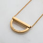 Personalised Curve Bar Stack Necklace, thumbnail 5 of 9