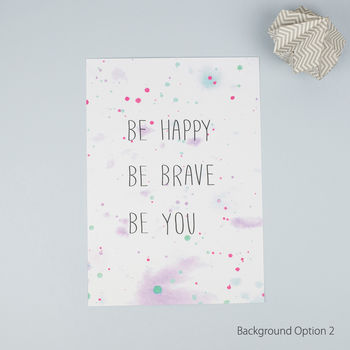 Positive Vibes Print, Be Silly Be Honest Be Kind, 4 of 6