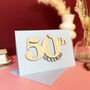 Personalised Golden Wedding Anniversary, thumbnail 1 of 8