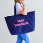 Personalised Zip Tote Bag For Mum Essentials, thumbnail 1 of 9