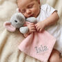 Personalised Pink Elephant Comforter With Soft Ears, thumbnail 2 of 4