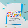 Awesome Cousin All Purpose Personalised Card, thumbnail 2 of 2