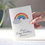 Personalised Rainbow Children's Birthday Card, thumbnail 4 of 4