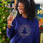 Christmas Tree Confetti Scatter Sweatshirt Jumper, thumbnail 1 of 7