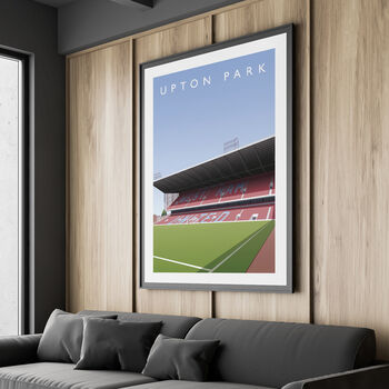 West Ham Upton Park Bobby Moore Stand Poster, 4 of 8