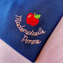 Personalised Organic Cotton Hand Embroidered T Shirt, thumbnail 7 of 7