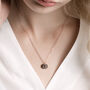 Personalised Handwriting Initial Disc Necklace, thumbnail 2 of 4