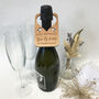 Personalised Just Married Wine Bottle Label, thumbnail 3 of 12