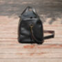Genuine Leather Holdall With Stitched Detail, thumbnail 6 of 12