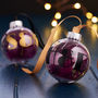 Personalised Luxury Feather Christmas Bauble, thumbnail 4 of 4
