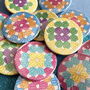 Pastel Granny Square Badges, thumbnail 4 of 4