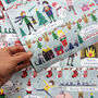 Eco Friendly Merry Christmas Wrapping Paper, thumbnail 4 of 5