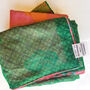 Large Zero Waste Upcycled Sari Gift Wrap, thumbnail 10 of 12