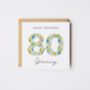 Personalised Happy 50th Birthday Card Liberty Style *Age Options, thumbnail 9 of 10