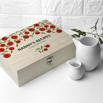 Personalised Orchard Recipe Box, 5 of 10