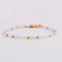 Natural Moonstone Beaded Bracelet, thumbnail 2 of 6