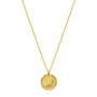 Gold Plated Coin Pendant Necklace, thumbnail 3 of 3