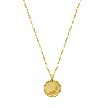 Gold Plated Coin Pendant Necklace, 3 of 3