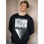 Kitchen Disco Men's Slogan Sweatshirt, thumbnail 2 of 5