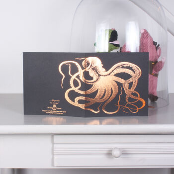 'Easy Lobster' Metallic Foiled Card Hand Made, 5 of 6