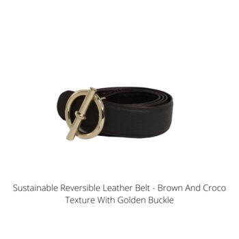 Sustainable Reversible Belt, 2 of 10