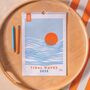 2025 Calendar | Tidal Waves | A4, thumbnail 1 of 7