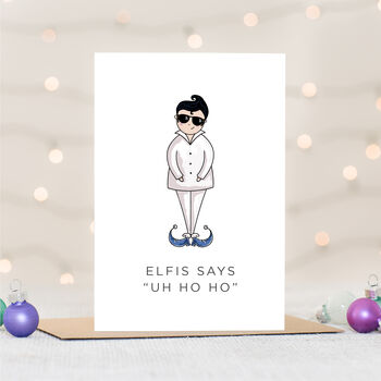 Elfis The Elf Christmas Card, 2 of 2