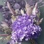 Purple Hydrangea Dried Flower Bouquet, thumbnail 3 of 10