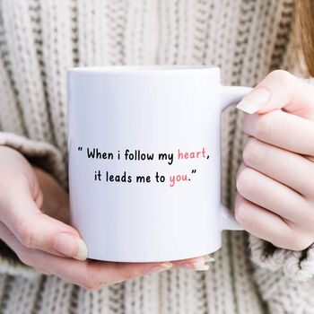 Valentine’s Day Romantic Quote Mug, 2 of 8