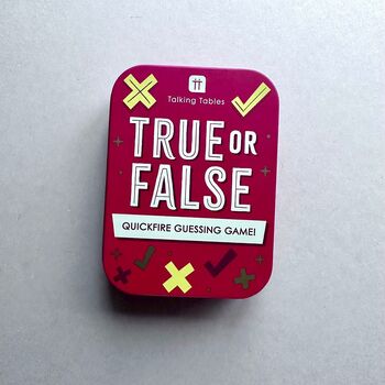 True Or False Game In A Tin, 2 of 2
