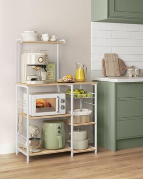 Baker’s Rack With Storage Hooks For Kitchen, 2 of 10