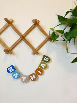 Land And Sea Personalised Bunting Name Garland, 11 of 11